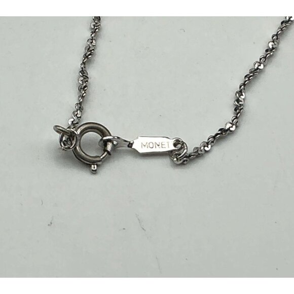 Monet Silver-Tone Twisted Rope Chain Necklace - Picture 3 of 5